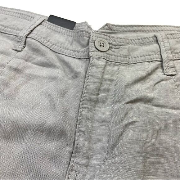 Calvin Klein Nwt Gray Linen Shorts - Picture 6 of 15
